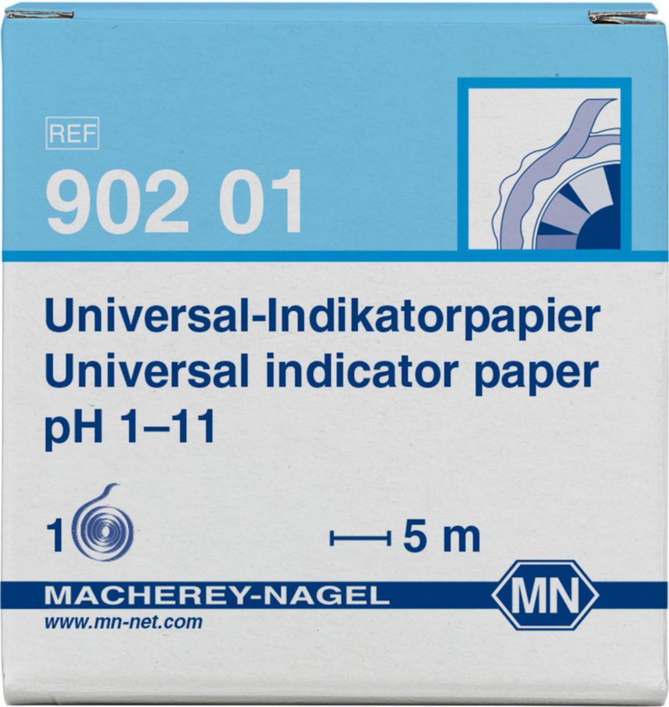 [1571811] pH-indikatorpapir, Macherey-Nagel Universal, pH 1 - 11, 5 m