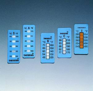 Thermax temperaturstrips, 5-punkts, 132 - 154°C