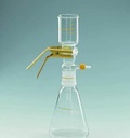 Filtreringsapparat, komplet, Sartorius 16309, glas, Ø47/50 mm, 250 mL / 1000 mL