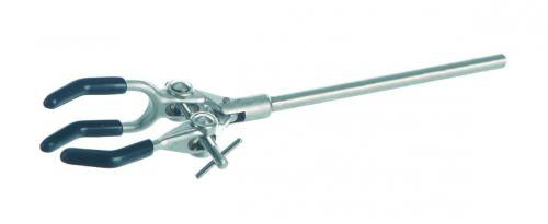 Stativklemme, 3-finger, alu, L=140mm, åbning 70mm