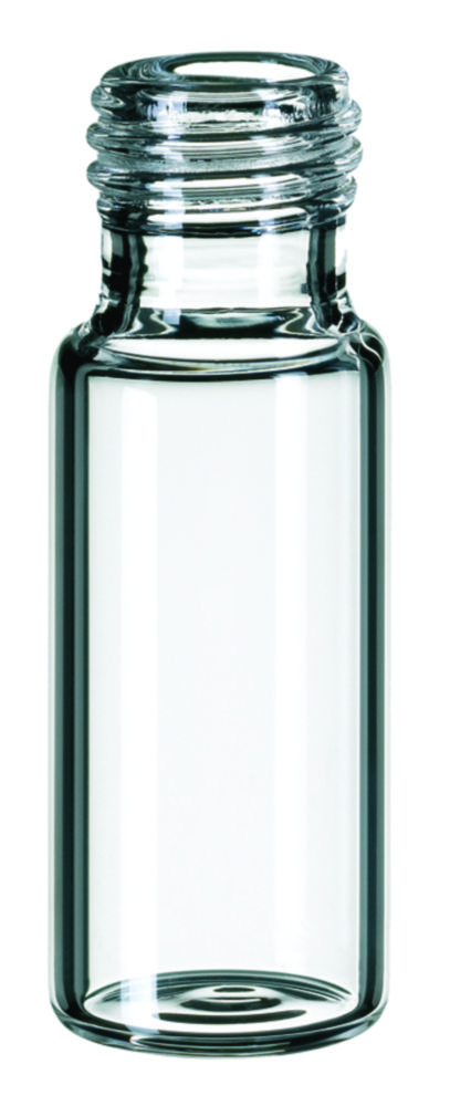 [1760060] Vials m. gevind, LLG, N 9 short thread, vid åbning, 1,5 mL, klar