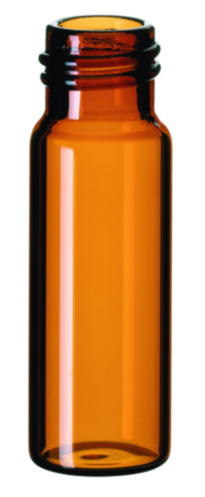 Vials m. gevind, LLG, N 13, 4 mL, brun