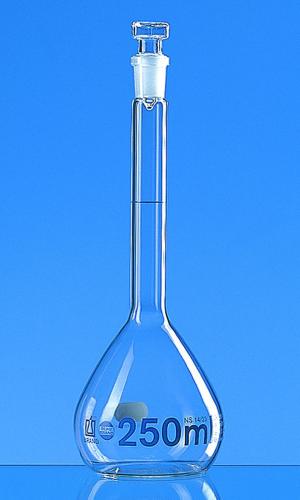 Målekolbe, BLAUBRAND kl. A, NS34, glasprop, 5000ml