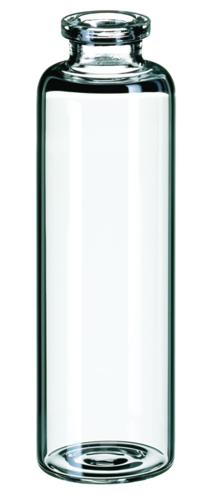 Headspace vials m. krave, LLG, N 20 DIN crimp, 50 mL, klar