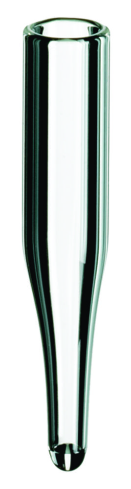 Mikroindsats til vials, LLG, N 8/9/10/11 smal, Ø5 mm, konisk 15 mm, 0,1 mL