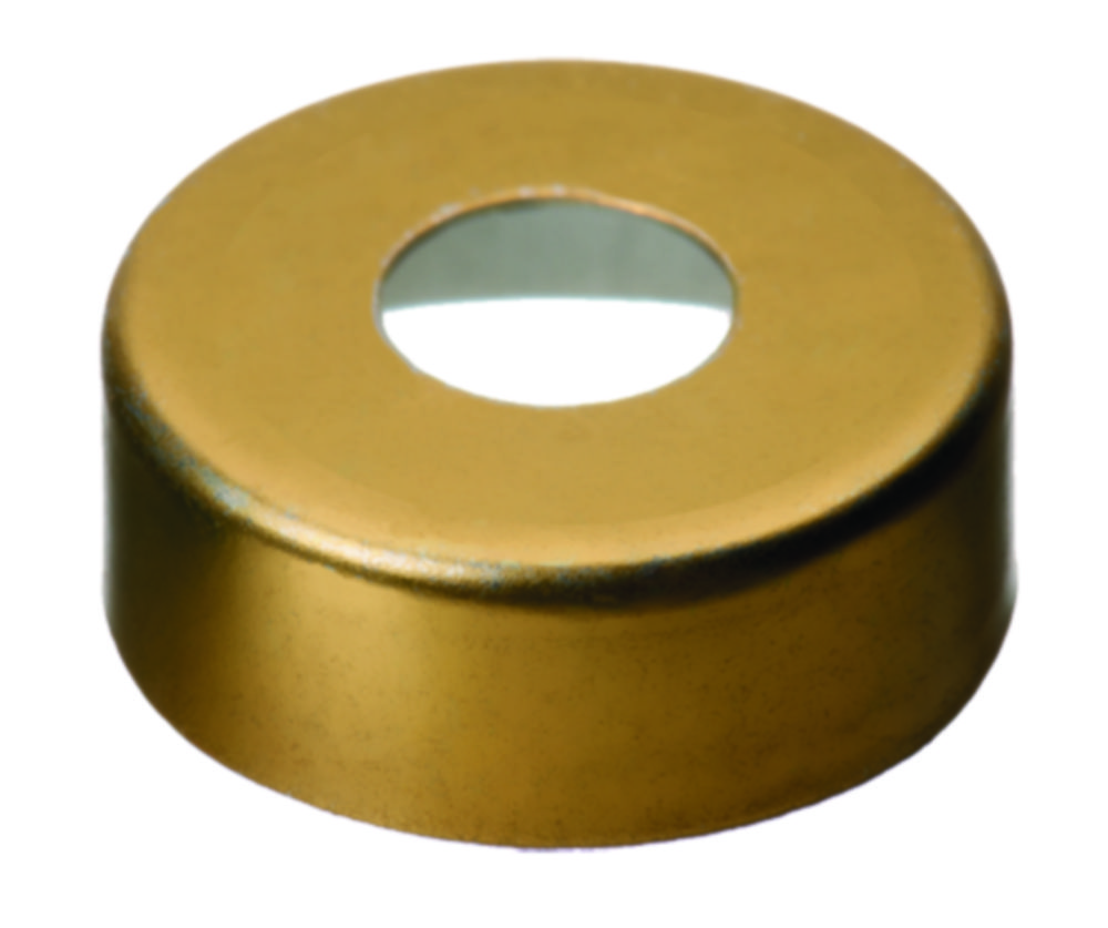 Crimp-låg, LLG, N 20, magnetisk stål, guld