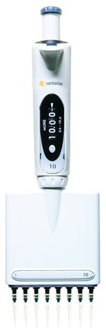 Pipette, Sartorius, mLine, 8-kanal, 5 - 100 µl