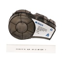 Tape, Brady 7425, 12,70 mm x 6,4 m., PP, -192°C, sort på hvid