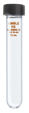 HS centrifugerør m/skruelåg, 15 ml, Ø18x102 mm