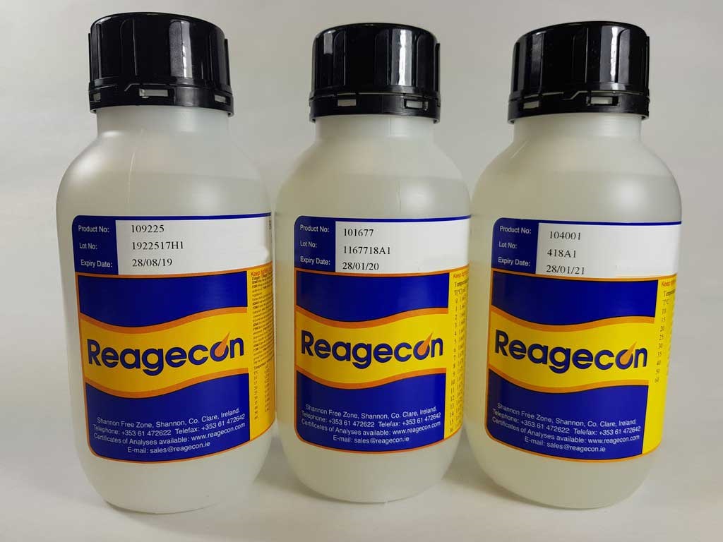 Buffer, Reagecon, pH 3,06 ± 0,02, 25 °C, DIN 19267, 500 mL