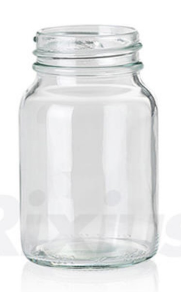 Flaske, sodaglas, vid hals, DIN 68, klar, 1000 ml