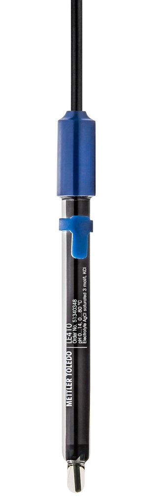 pH-elektrode, Mettler-Toledo LE410, glas, NTC, BNC/RCA 1 m