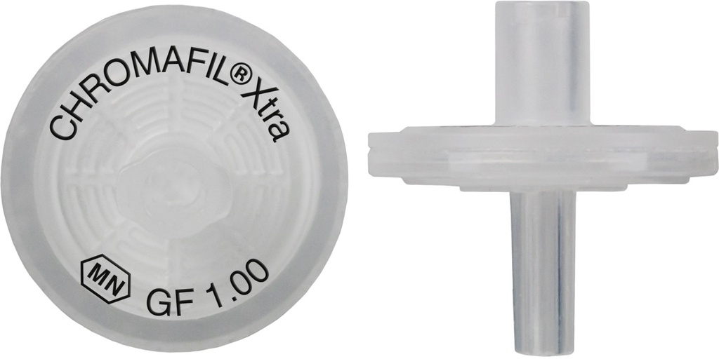 Sprøjtefilter, Macherey-Nagel CHROMAFIL Xtra, GF, Ø13 mm, 1 µm, 100 stk