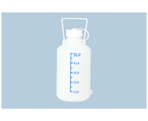 Dunk, PE, rund, med skala og gevindhul, 5 liter