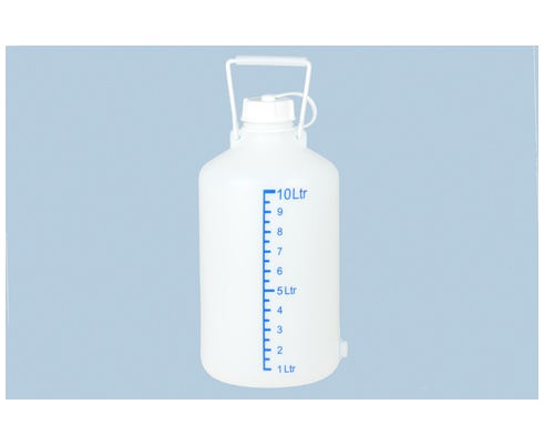 Dunk, PE, rund, med skala og gevindhul, 10 liter