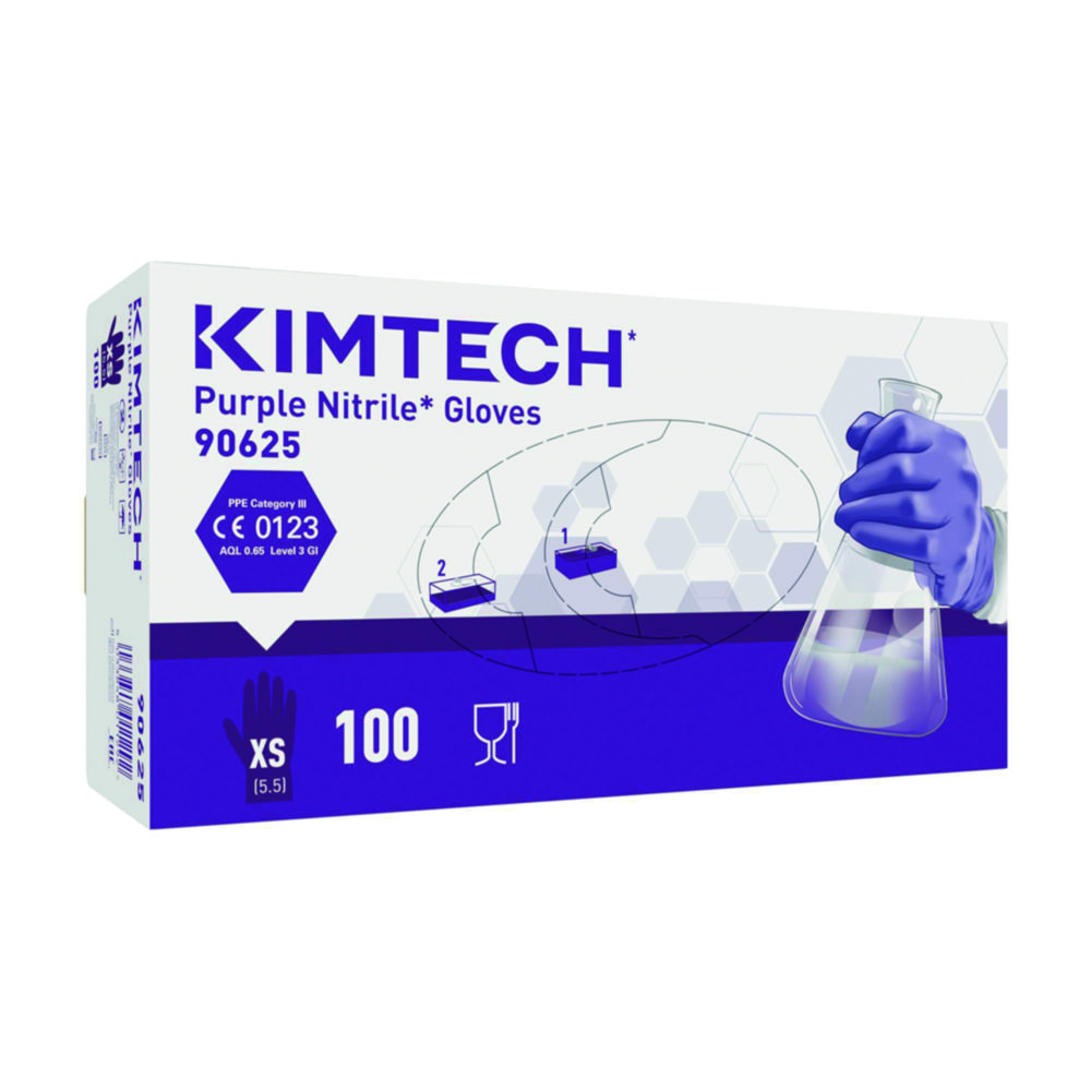 Nitrilhandsker, Kimberly-Clark KIMTECH Purple, str. S