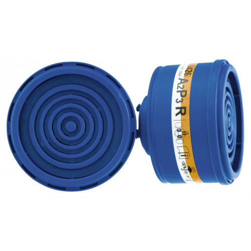 Kombinationsfilter, BartelsRieger DUETTA 205, bajonet, beskyttelseskl. A2P3 R