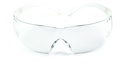 Sikkerhedsbrille, 3M SecureFit 200, klare glas, klart stel, dugfri