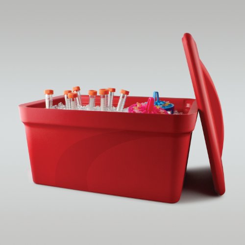 Mini isspand Magic Touch 2, 1 ltr., m/låg, rød