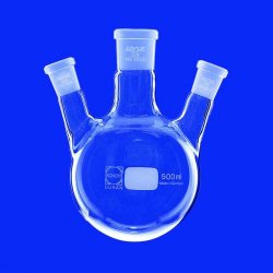 Rundkolbe, 3 halse, cent:29/23,side:14/23, 1000 ml