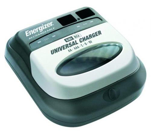 Universal oplader, 4 x AA/AAA/C/D og 2x9V-blok