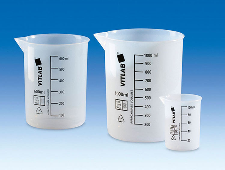 Bæger, ETFE, 400 ml, l/f, inddelt