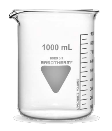 Bægerglas, lav form, 50 ml, Ø 42 x 60 mm