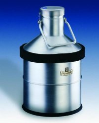Dewarflaske, kugleformet, aluminium, 5 ltr.