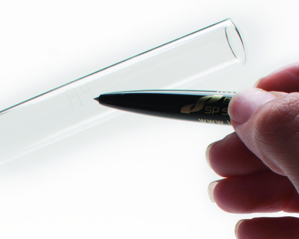 Markerpen til glas, med tungstenkarbid-spids