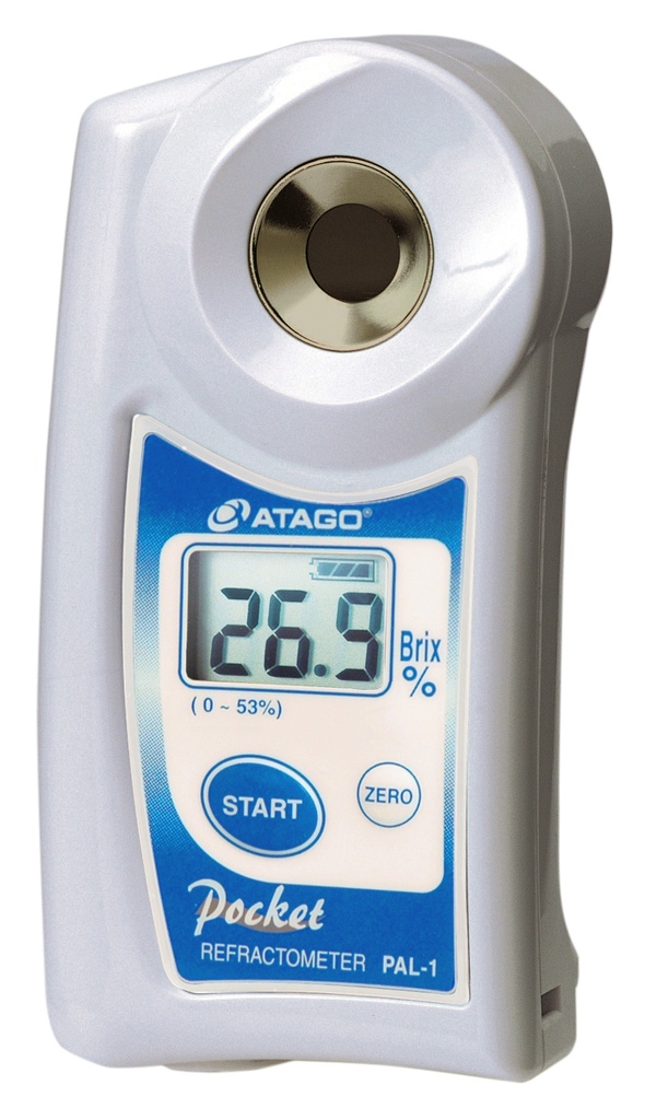 [2150064] Digitalt lomme refraktometer, Atago, PAL-1, 0 - 53% Brix, 0,2%
