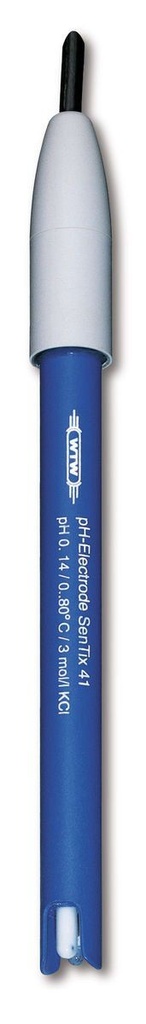 pH-elektrode, WTW SenTix 41-3, plast, gel, NTC, DIN/4mm 3 m