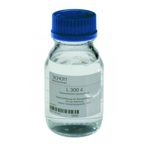 Elektrolyt, SI Analytics, KCl, 3 M, AgCl-mættet, 250 mL