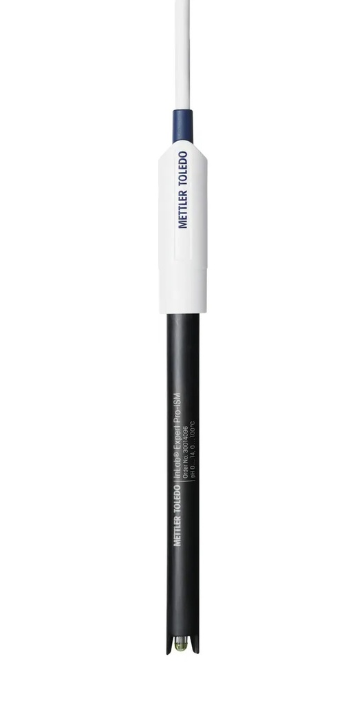 pH-elektrode, Mettler-Toledo InLab Expert Pro-2m-ISM, plast, gel, NTC, BNC/RCA 2 m