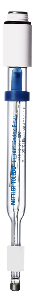 Redox-elektrode, Mettler-Toledo InLab Redox Flow, glas, ORP, m. muffe, S7 u. kabel
