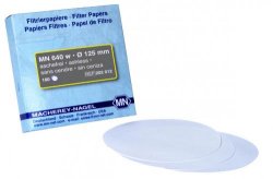 Rundfilter, Macherey-Nagel MN 640 m, kvantitativt, medium, Ø110 mm, 4-12 µm, 100 stk