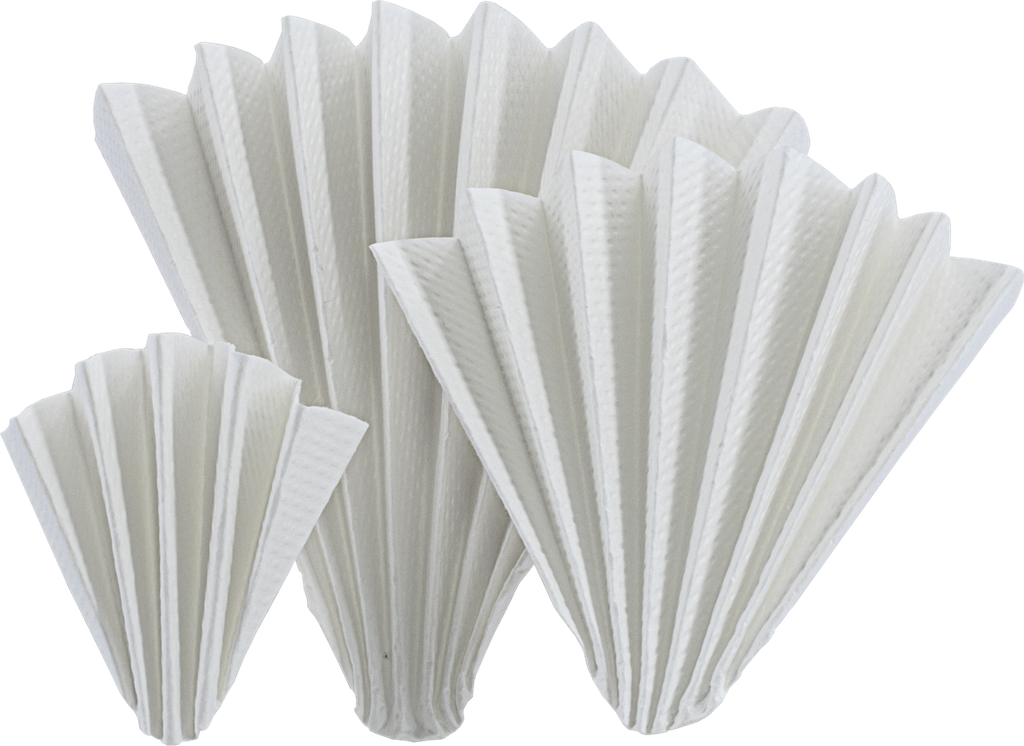 Foldefilter, Macherey-Nagel MN 612, teknisk, hurtigt, Ø270 mm, 100 stk