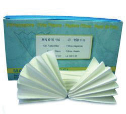 Foldefilter, Macherey-Nagel MN 615, kvalitativt, medium, Ø320 mm, 4-12 µm, 100 stk
