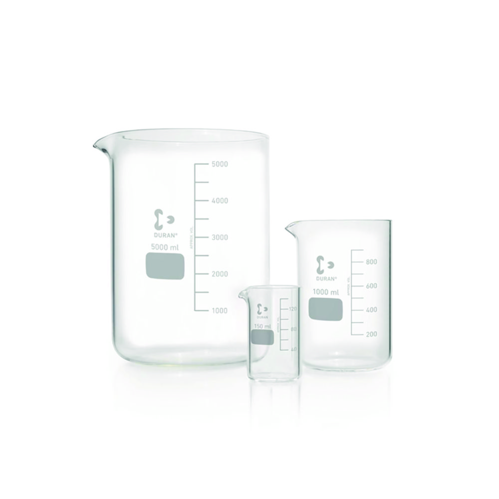 Bægerglas, lav form, kraftigt glas, 2000 ml