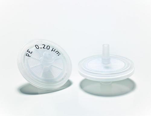 Sprøjtefilter, LLG, PE, Ø25 mm, 0,20 µm, LSO, 500 stk