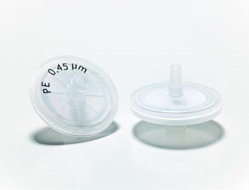 Sprøjtefilter, LLG, PE, Ø25 mm, 0,50 µm, LSO, 500 stk
