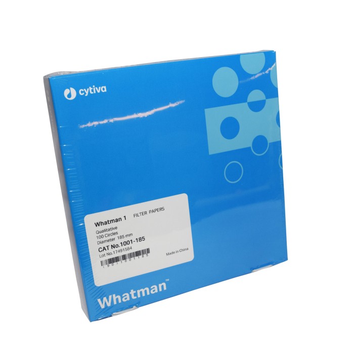 Rundfilter, Whatman, kvalitativt, Grade 1, Ø70 mm, 11 µm, 100 stk
