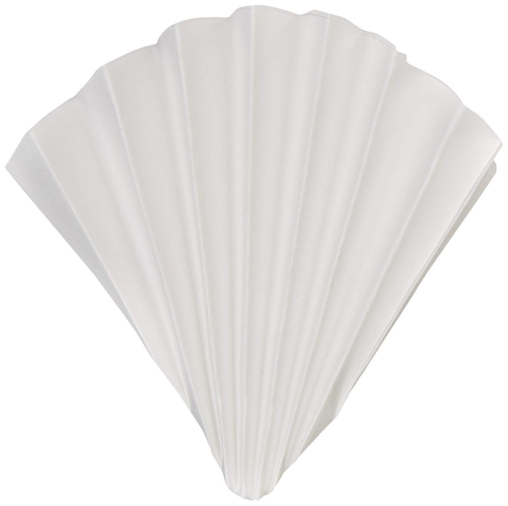 Foldefilter, Whatman, kvantitativt, Grade 589/3 ½, Blue Ribbon, Ø150 mm, 2 µm, 100 stk