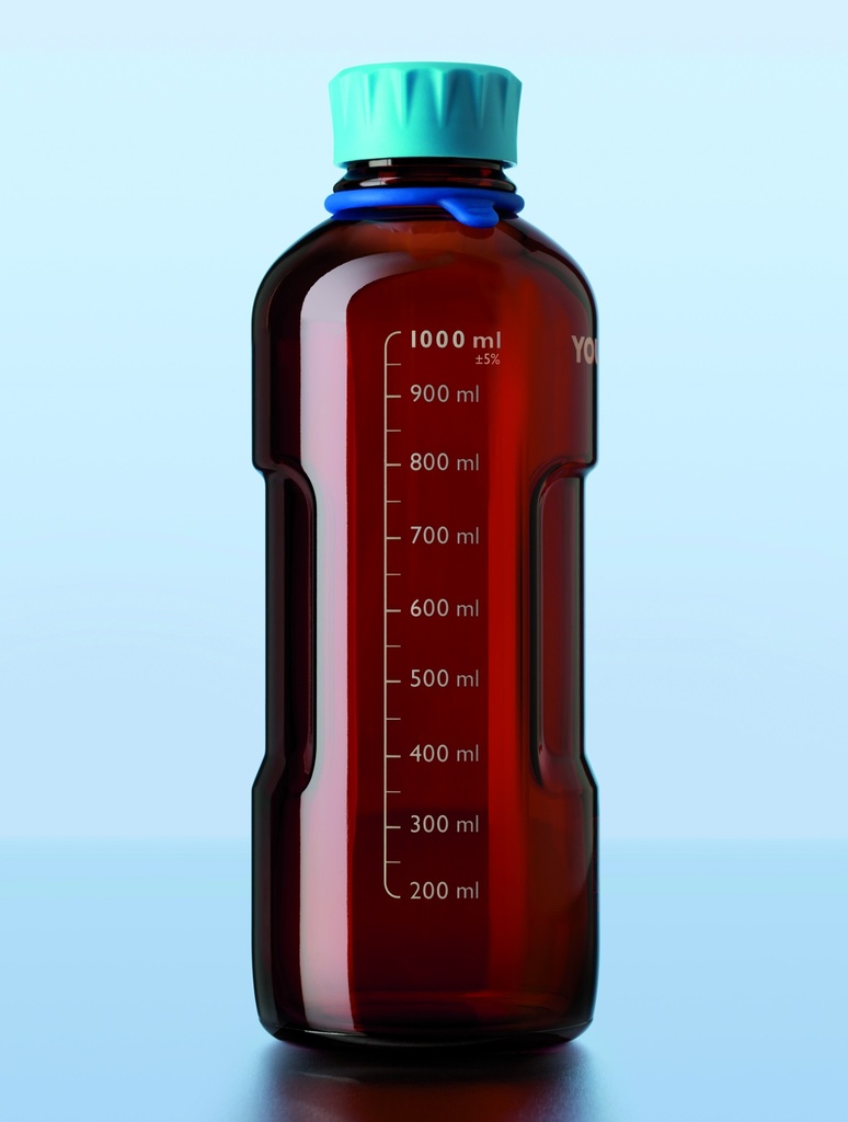 [9071675] Duran Youtility flaske, brun, GL45 låg, 1000 ml