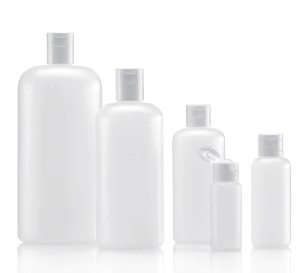 Flaske smal hals, HDPE uden låg, 100 ml