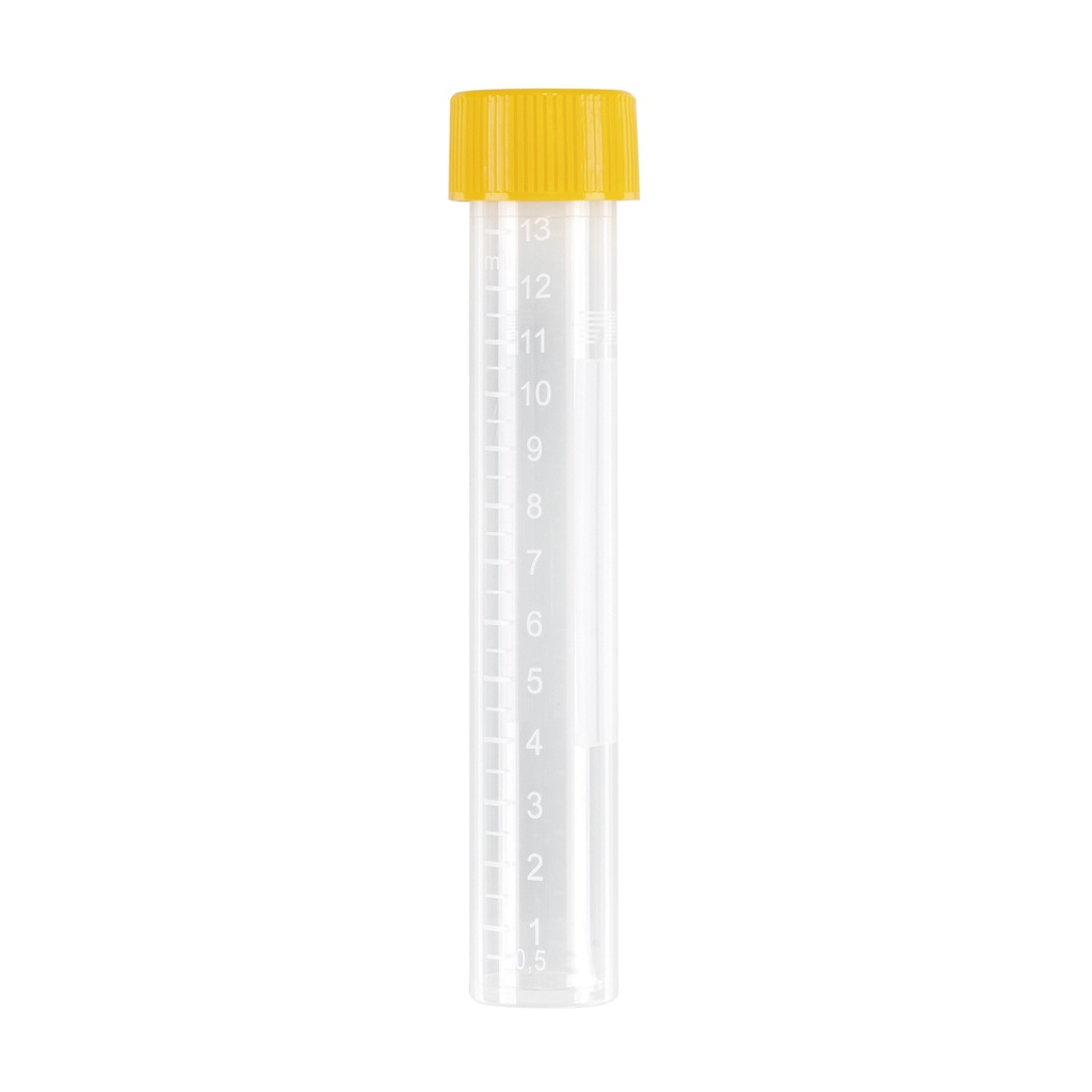 [91019] Centrifugerør, TPP Flad bund kort, 13 ml, PP, 800 stk.