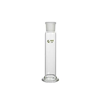 Gasvaskeflaske, bund, NS 29, 250 ml