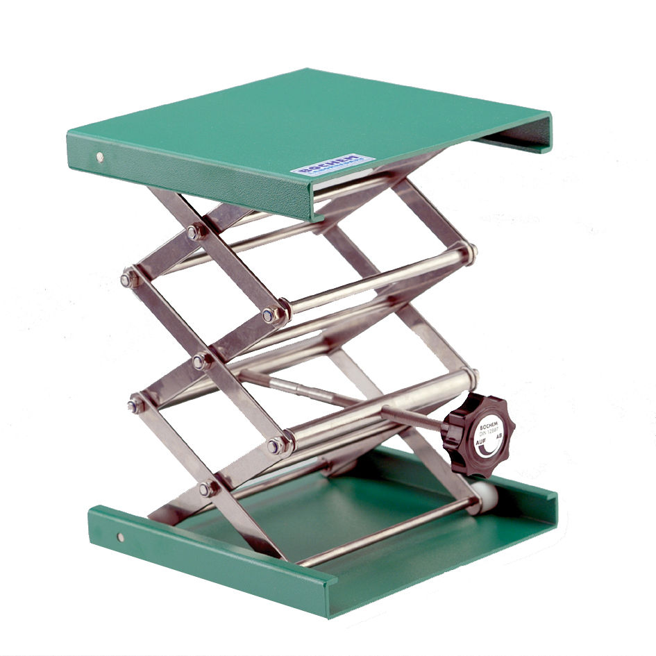 Niveaubord, 200 x 200 mm, højde: 75-400 mm