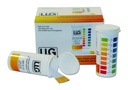 pH-indikatorpapir, LLG Premium, strips, pH 0 - 14, PlopTop, 100 stk