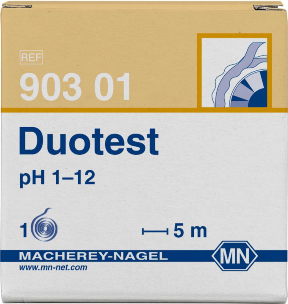 [9130344] pH-indikatorpapir, Macherey-Nagel Duotest, pH 1 - 12, 5 m