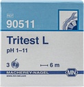 [9130361] pH-indikatorpapir, Macherey-Nagel Tritest L, refill, pH 1 - 11, 3 ruller à 6 m
